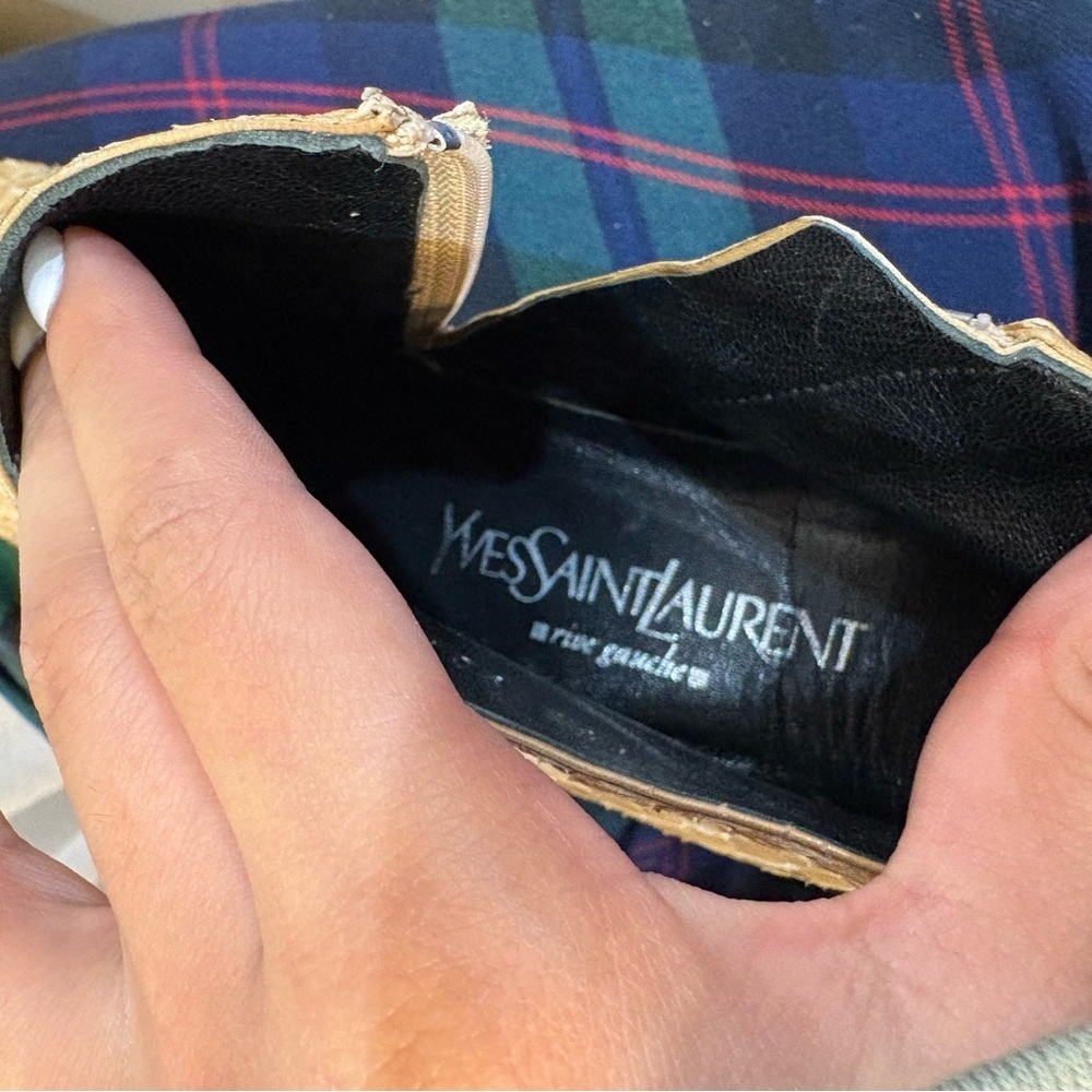 Yves Saint Laurent Vintage Snakeskin Boots - Picture 9 of 10